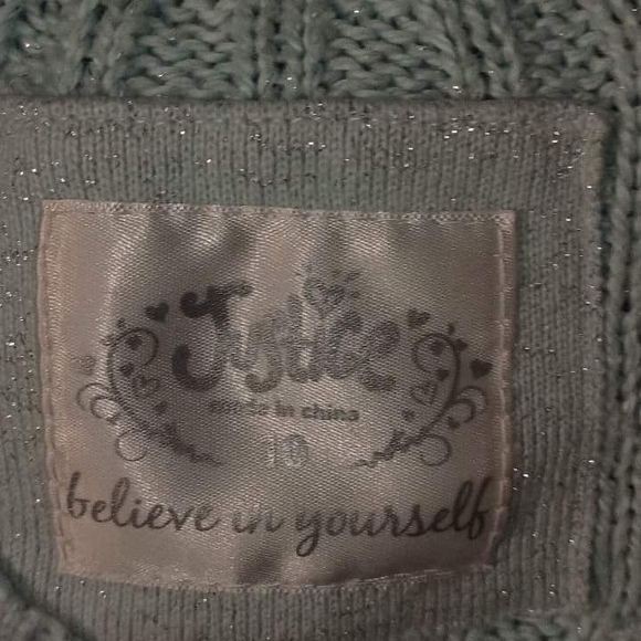 Justice Women's Sweater - Light Green - Picture 1 of 3